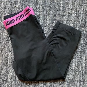 Mid leg Nike pro dry fit leggings